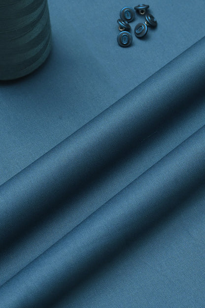 BLUE UNSTITCHED KAMEEZ SHALWAR FABRIC