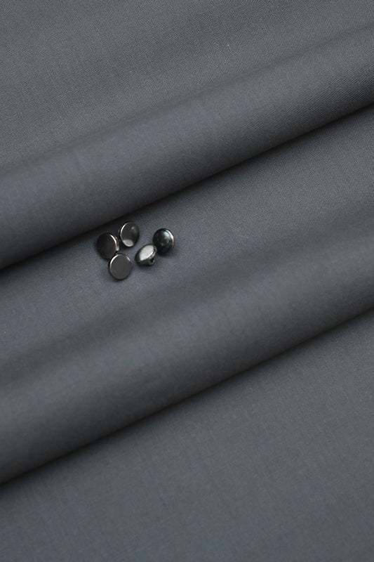 CHARCOAL GRAY UNSTITCHED KAMEEZ SHALWAR FABRIC