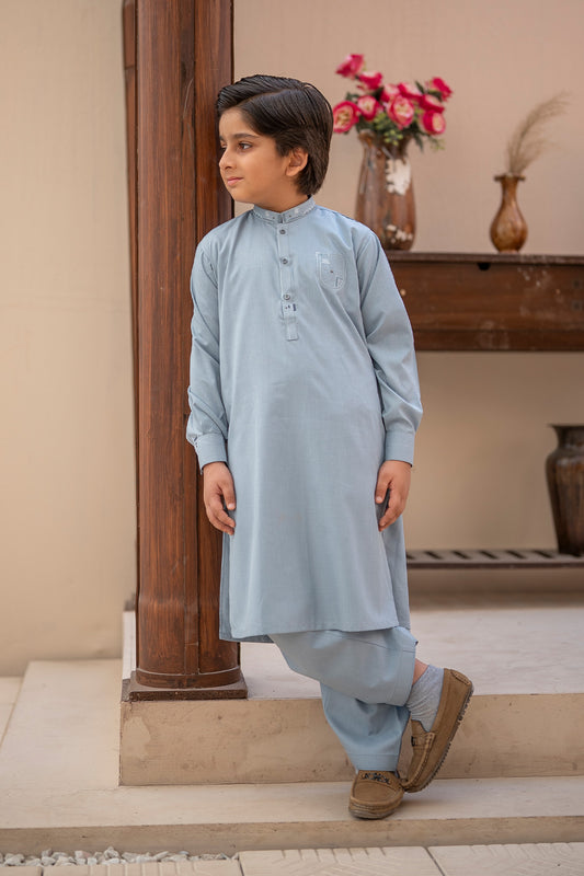 Kids Embroidered Suit 1