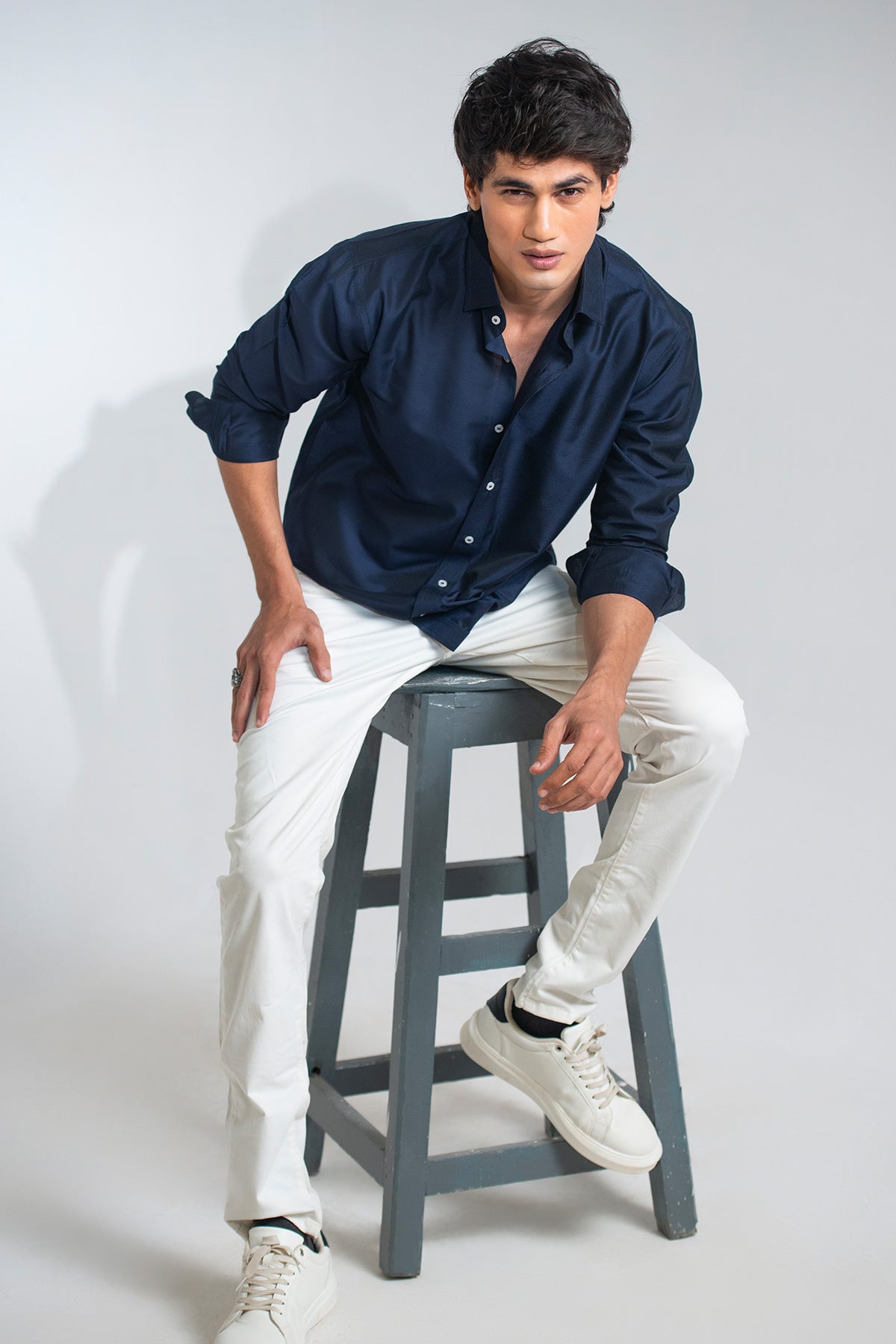 The Basics N-Blue Shirts