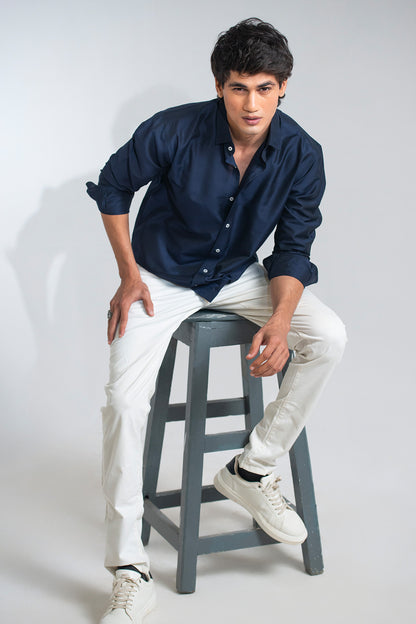 The Basics N-Blue Shirts