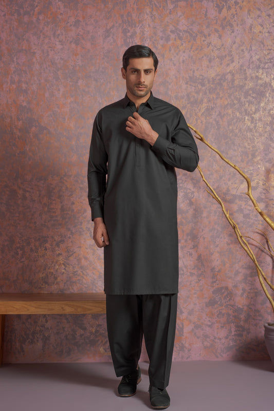 Shirt Collar Men's Regular Suit 1